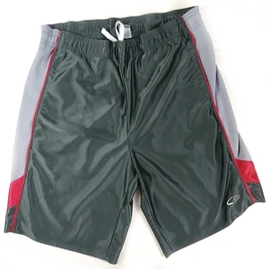 Pantalones Cortos de Baloncesto Champion Gris Blanco Rojo Gimnasio Talla Pequeña 18 Pulgadas de Largo - Imagen 1 de 3