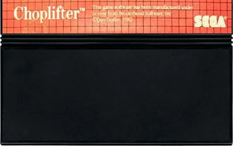 Choplifter - Sega Master System Software Action Adventure Shooter Video Game - Image 1 of 1