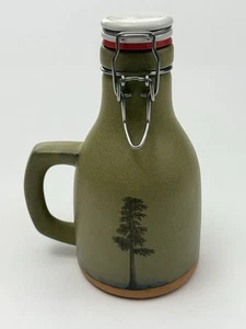 Grayling Ceramics USA Handcrafted GROWLER 32Oz Stoneware Orvis TreeSwing Top Lid - Picture 1 of 8