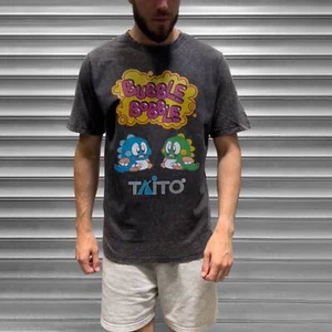 Bubble Bobble Distressed Retro Gamer Camiseta Años 80 Arcade Hombres - Imagen 1 de 4