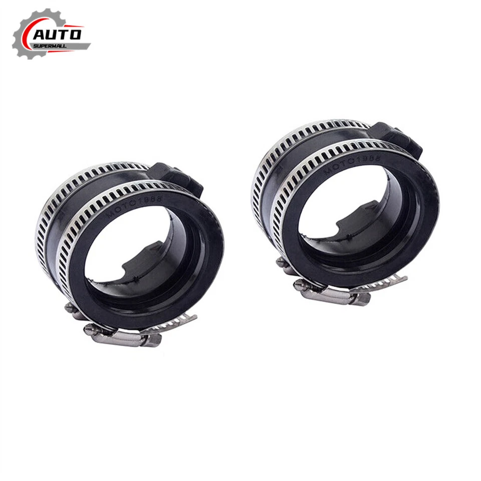 2x Carburetor Intake Manifold Boot For Honda Shadow Aero ACE Sabre Spirit VT1100 Foto 1 de 4