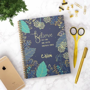 Personalisiertes A5 Notebook A5 Notizblock Kabel Glauben Sie, dass Sie Lehrer Geschenk NB00 - Bild 1 von 3