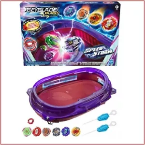 Beyblade Burst Surge SPEEDSTORM Slayer Showdown Battle y 6 SPEEDSTORM TOPS *NUEVO* - Imagen 1 de 6