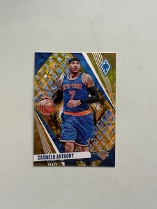 2023 Panini Phoenix International Gold Carmelo Anthony /10 New York Knicks NYK - Picture 1 of 9
