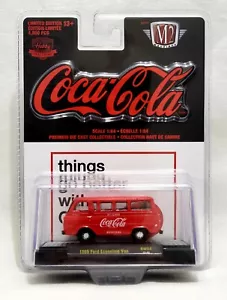 2018 M2 Machines - 1965 Ford Econoline Van - RW04 18-40 - 1:64 Coca-Cola - Bild 1 von 3