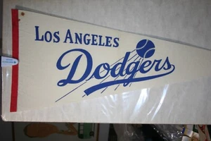 1972-79 LOS ANGELES DODGERS Vintage Full Sized Pennant - Picture 1 of 5