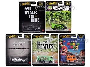 "POP CULTURE 2024" 5-TEILIGES SET D DIECAST MODELLAUTOS VON HEISSRÄDERN HXD63-956 D" - Bild 1 von 1