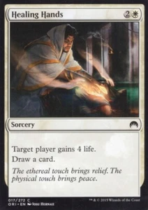 4X HEALING HANDS 017/272 MAGIC ORIGINS MTG MAGIC LP X4 - Picture 1 of 1