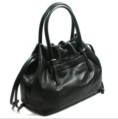 RARO! Bolso de mano Kate Spade Westbury Opus de cuero negro con cordón $398 Foto 1 de 4