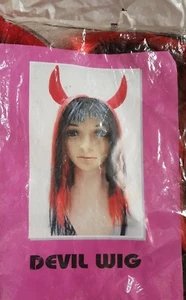 Halloween DEVIL WIG - Picture 1 of 2