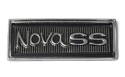 Nuevo emblema de tablero hecho en EE. UU. / para tablero interior Chevy Nova SS 1969-1974 Foto 1 de 4