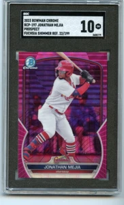 Bowman 2023 cromo fucsia Jonathan Mejia #BCP-197 🚀😳💥 SGC grado 10 22/199 - Imagen 1 de 2