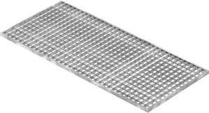 Gitterrost Normrost verzinkt Lichtschacht 490x1090x20 mm mw30x30 mm Stahl S235JR - Bild 1 von 4