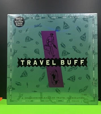 Travel Buff Board Game of Challenging Travel Imagination New Sealed NIP NIB - Image 1 of 4
