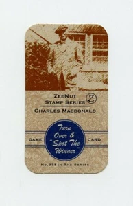 #TN27547 CHARLES MACDONALD Hall of Fame Golf Game Card - Bild 1 von 1