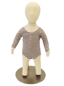 Kids 6 Month Old Flexible Full Body Mannequin Dress Form with Removable Head - Picture 1 of 2