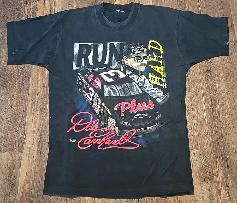 Camiseta Dale Earnhardt 1996 Imagen Deportiva Run Hard De Colección Nascar Talla Mediana  Foto 1 de 4