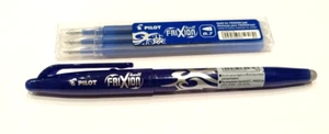 Pilot FriXion Erasable Rollerball pen set with 3 refills in Blue - 0.7mm Fine - Picture 1 of 3