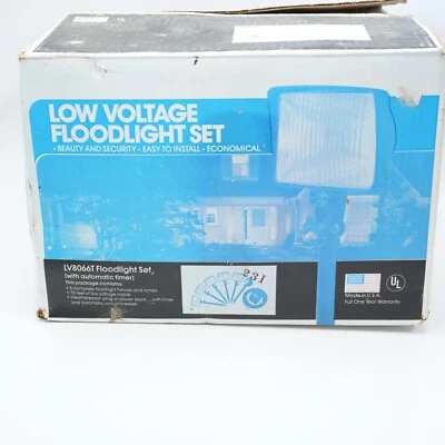 Vintage NOS Intermatic Malibu 6 Landscape Yard Outdoor Lights LV8066T w Timer - Image 1 of 2