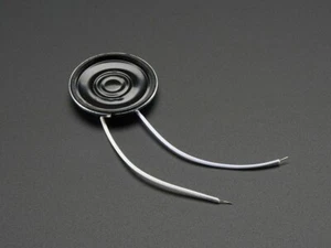 Mini altoparlante in metallo con fili - 8 ohm 0,5 W - Foto 1 di 2
