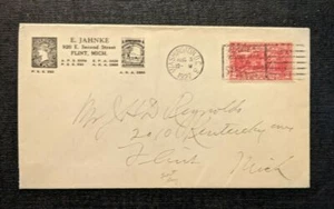 1927 Queensland Washington DC FDC 644 Cover to Flint Michigan - Picture 1 of 2