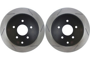 Rear PAIR Stoptech Disc Brake Rotor for 2011-2013 INFINITI M37 (44868)