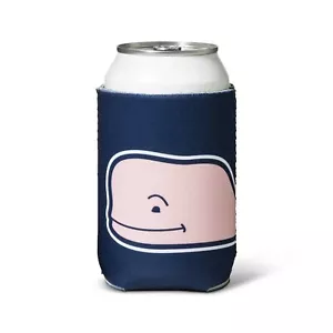 Vineyard Vines Target Pink Wal Dosenkühler Getränkehülle Koozie dunkelblau - Bild 1 von 1