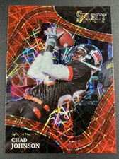 Chad Johnson, Red Lazer, Field Level, 2022 Select, #164, Cincinnati Bengals