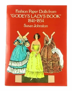 Muñecas de papel Godey's Lady's Book 1840-1854 Susan Johnston 1977 SIN CORTAR Moda - Imagen 1 de 10