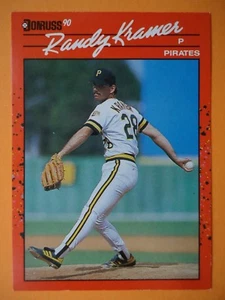 MLB 409 Randy Kramer Pittsburgh Pirates Baseball Donruss 1990 - Picture 1 of 1