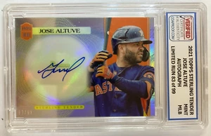 2021 Topps #STA-JA 💥 José Altuve ⚾ Limited Run 83 of 99 ⚾ AUTOGRAPH - Picture 1 of 6