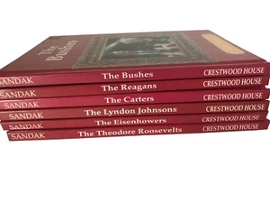 First Families Books by Cass Sandak Lot of 6 Hardcover Presidents US History - Picture 1 of 3