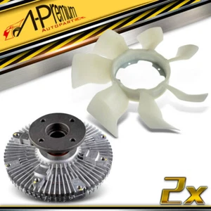 A-premium Cooling Fan Blade + Fan Clutch for Infiniti Q45 QX4 Nissan Pathfinder - Picture 1 of 8