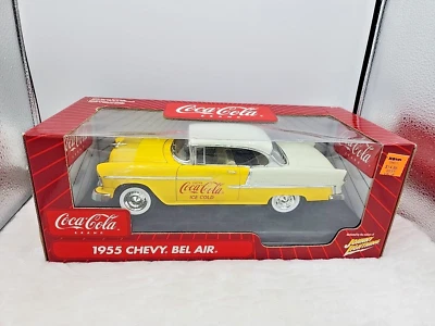 VINTAGE JOHNNY LIGHTNING COCA-COLA 1955 CHEVY BEL AIR 1:18 SCALE DIE CAST - Image 1 of 4