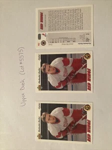 1991-92 Upper Deck Red Wings Hockey Card #462 Slava Kozlov Rookie X 3 cards - Picture 1 of 1