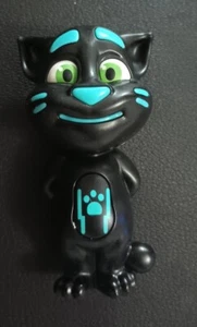 Talking Tom 3.75" Black w/ Electric Blue 2016 McDonalds Outfit7 happy meal toy - Picture 1 of 8