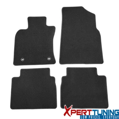 Juego de 4 alfombrillas antideslizantes negras de nailon para Toyota Camry 18-24 Foto 1 de 4