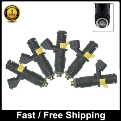 Juego 5 inyectores de combustible para Volkswagen Beetle 2006 2007 Bora 2006 Jetta 2,5 L 2005-06 Foto 1 de 4