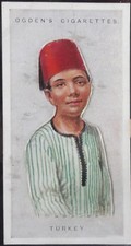 Single: No.48 TURKEY - CHILDREN OF ALL NATIONS (push out) Ogden's Ltd 1924