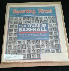 THE SPORTING NEWS Magazine 150 Years Of Baseball (Volume 207 # 27) June 19 1989 - Picture 1 of 24