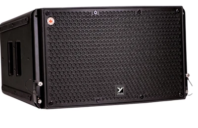 Yorkville PSA28 Paraline 2x8" Powered Loudspeaker 1400-W IP54, Neodymium (Black) - Image 1 of 4