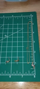 10k Gold Anhänger und Ohrringe  - Bild 1 von 11