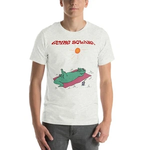 T-shirt solare divertente andare spiaggia mare alligatore sole bagnante oceano - Foto 1 di 9