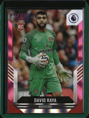 21/22 Panini Score Premier League Pink Laser #51 David Raya Brentford /25 - Image 1 of 2