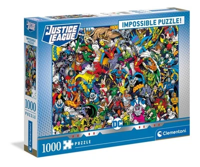 Clementoni 39599 DC Comics 1000 Teile Puzzle Impossible