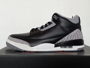 2024 AIR JORDAN 3 RETRO BLACK CEMENT 45EU / 11US . DS / NEW - Bild 1 von 5