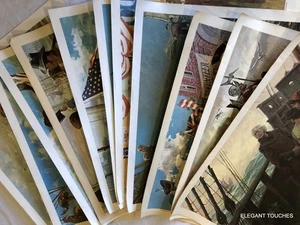 Humble Oil Great Moments In American History '60s vgt Promo LOT of 11 Art Prints - Picture 1 of 15