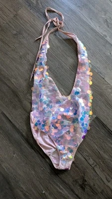 Settle Down Pink Blingy Festival Romper - Image 1 of 4