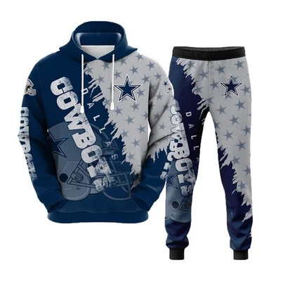 Dallas Football Team Cowanss Sudadera con Capucha 3D, Unisex Adultos S-5XL Foto 1 de 3