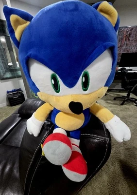 Juguete de peluche grande Sonic the Hedgehog 21" con licencia de fábrica SEGA (RARO) USADO EN EXCELENTE ESTADO Foto 1 de 3